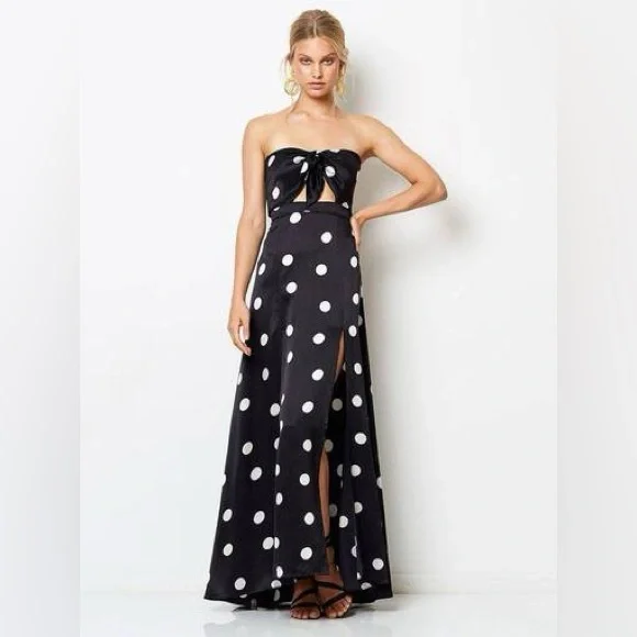 chinese dress ladies Eternity V Maxi Dress in Black